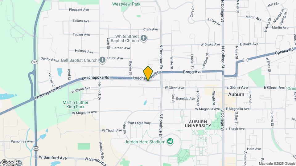 544 W Glenn Ave Map and Location Details