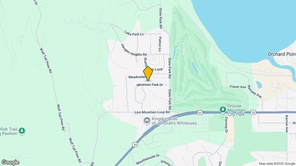 1030 Mountain Park Dr Map and Location Details