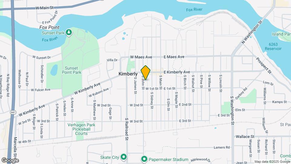 135 S John St Map and Location Details