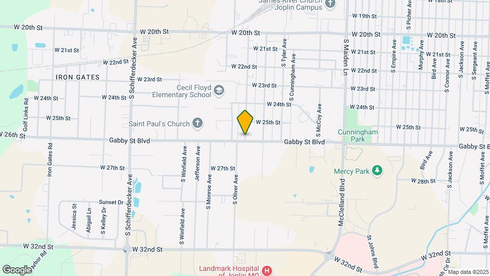 2533 S Willard Ave Map and Location Details
