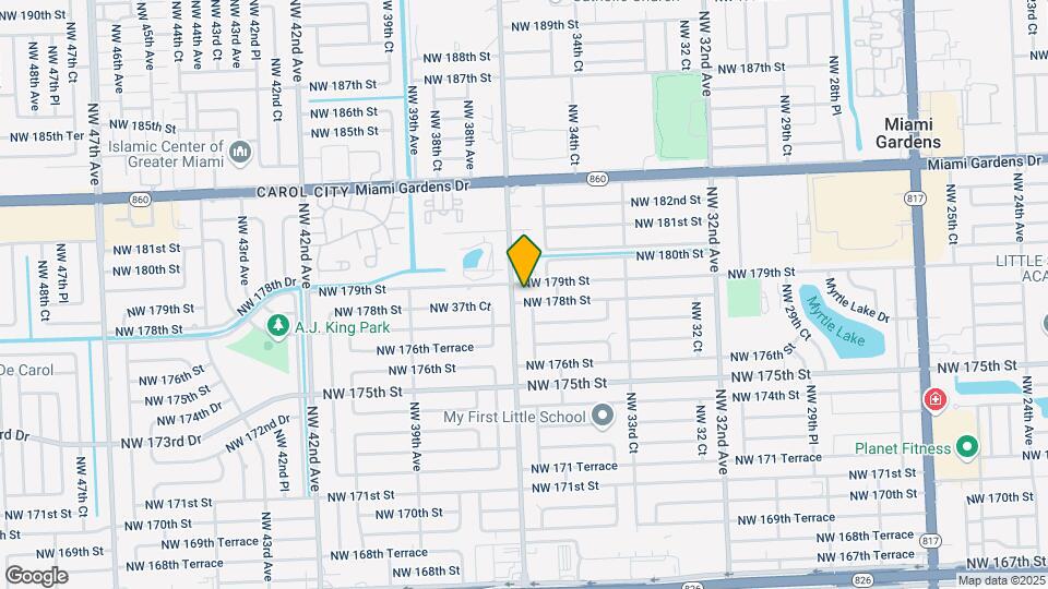 3611 NW 178th St Map and Location Details