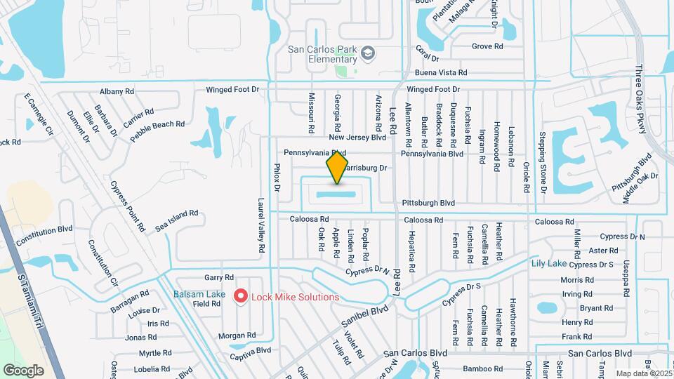 8110 Lake San Carlos Cir Map and Location Details