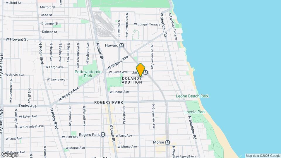 1544 W Sherwin Ave Map and Location Details