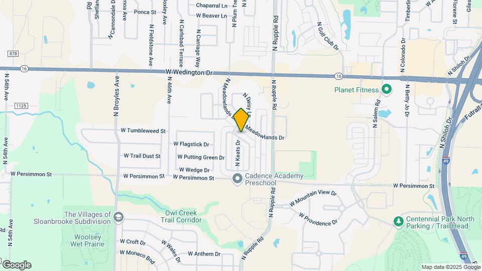 4186 W Bradstreet Ln Map and Location Details