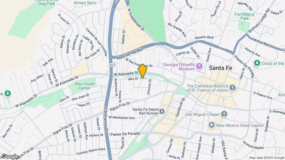 624 Alto St Map and Location Details