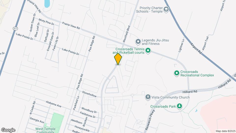 1242 Lakeway Crossing Dr Map and Location Details