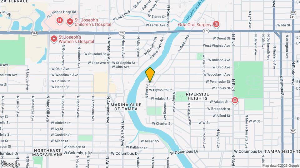 3303 N Perry Ave Map and Location Details