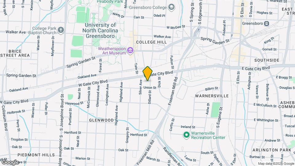 714 Dillard St Map and Location Details