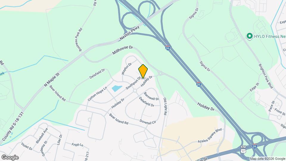 516 Holiday Dr Map and Location Details