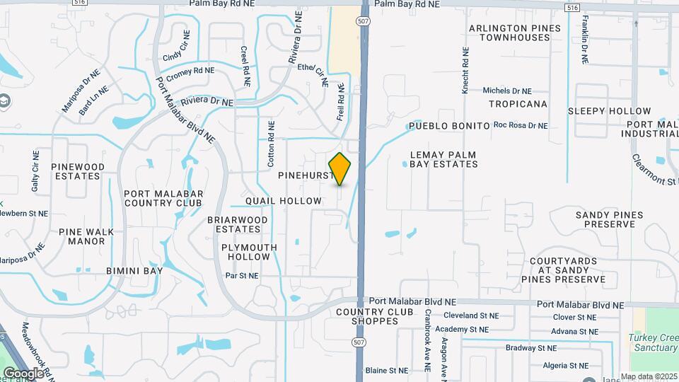 1625 Sunny Brook Ln Map and Location Details