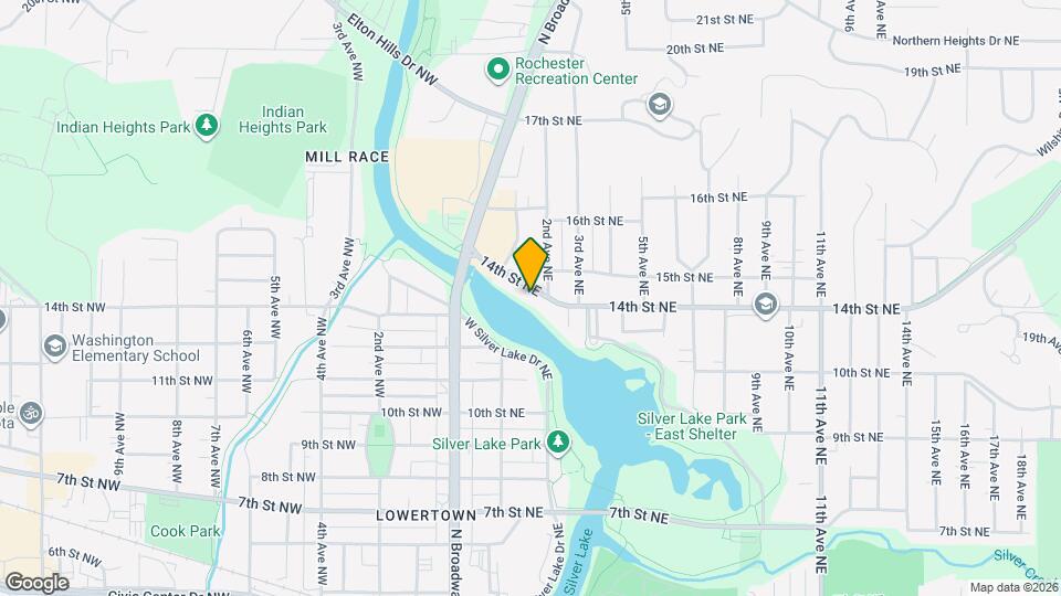 136 14th St NE Map and Location Details