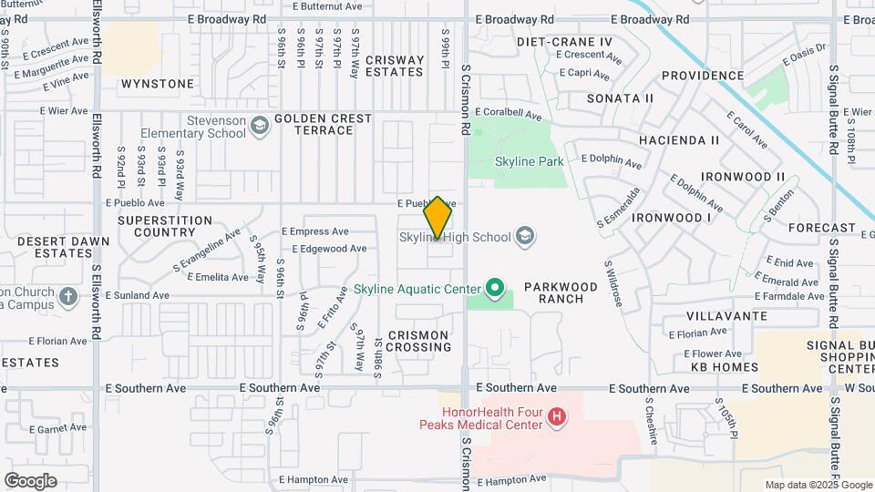 9917 E Edgewood Ave Map and Location Details