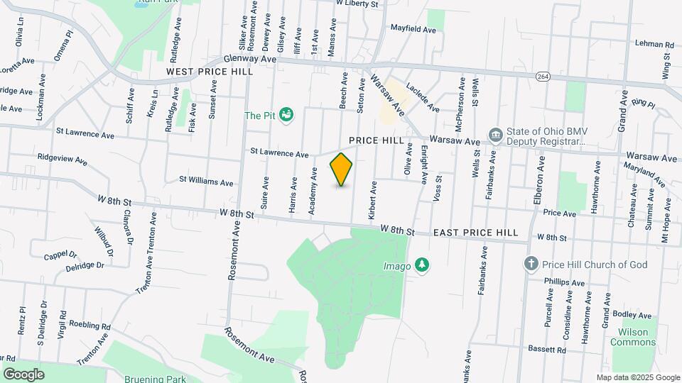 840 Beech Ave Map and Location Details