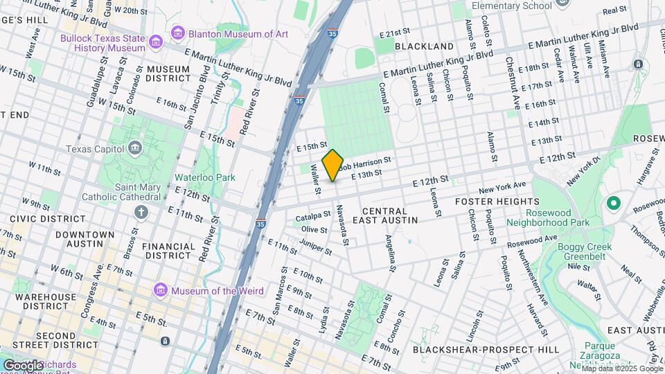 1208 Navasota St Map and Location Details