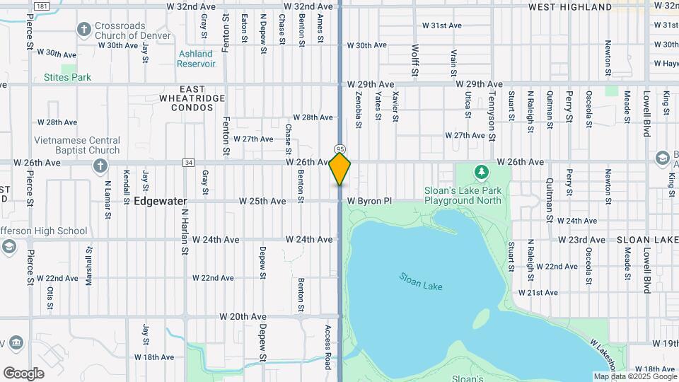 2515 S Sheridan Blvd, Unit 14 Map and Location Details