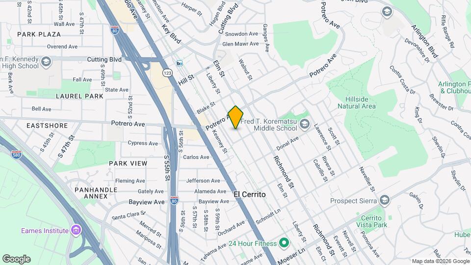 1515 Liberty St Mapa y Detalles de la Ubicación