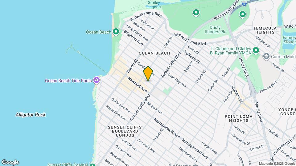 4851 Santa Monica Ave, Unit c Map and Location Details