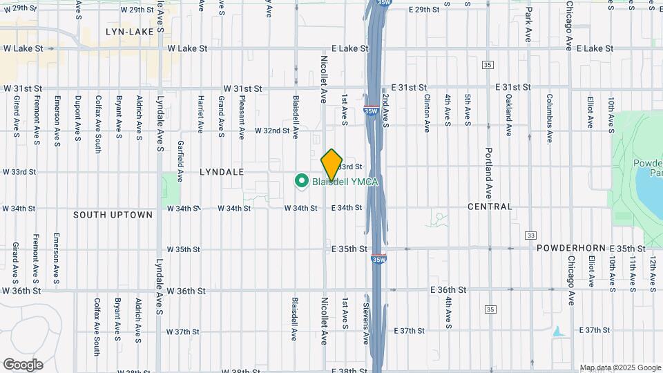 3325 Nicollet Avenue Mapa y Detalles de la Ubicación