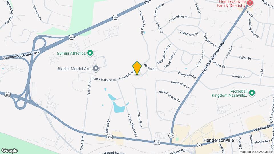 112 Forest Meadows Dr Map and Location Details