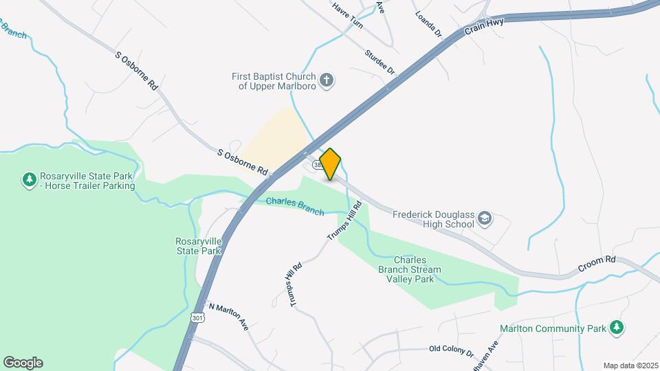 7701 Croom Rd Map and Location Details