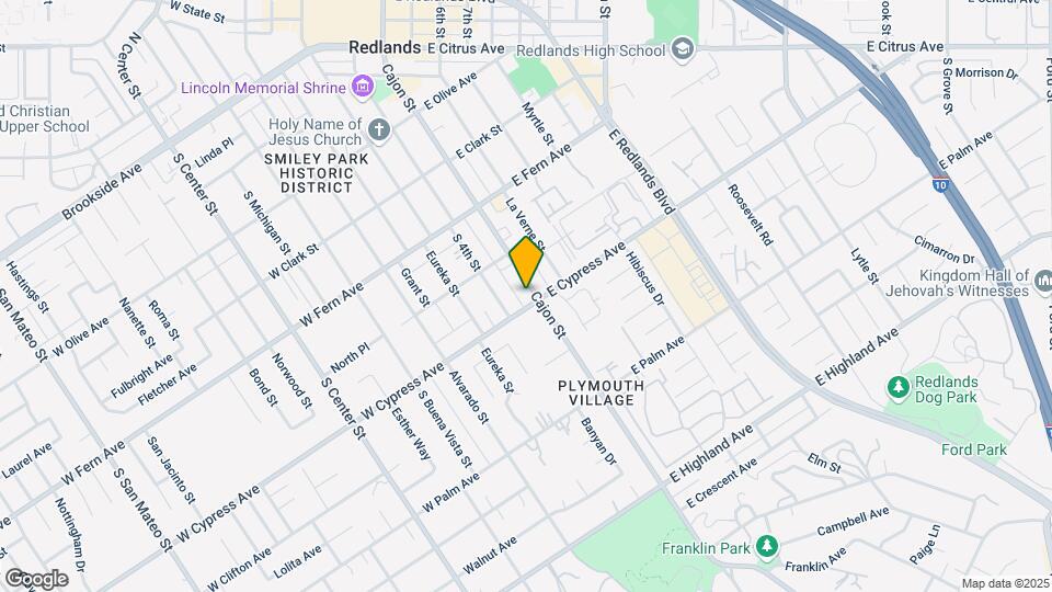 552 Cajon St Map and Location Details