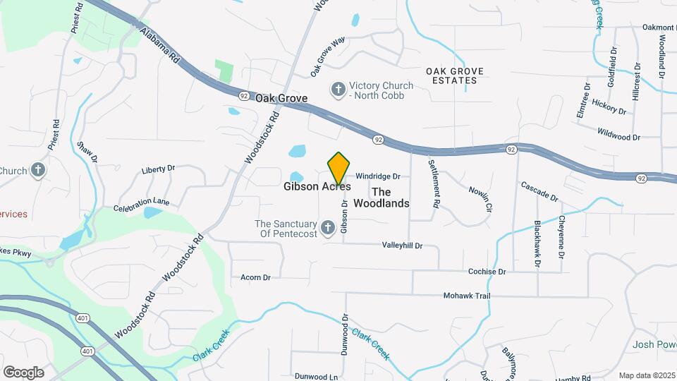 5545 Gibson Dr Map and Location Details