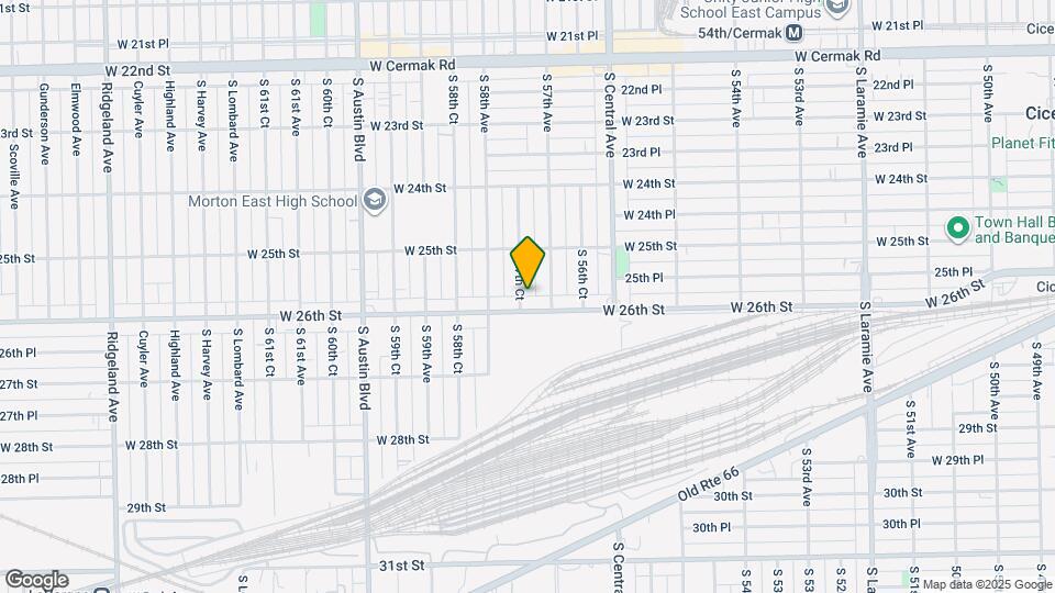 2533 S 57th Ct Map and Location Details