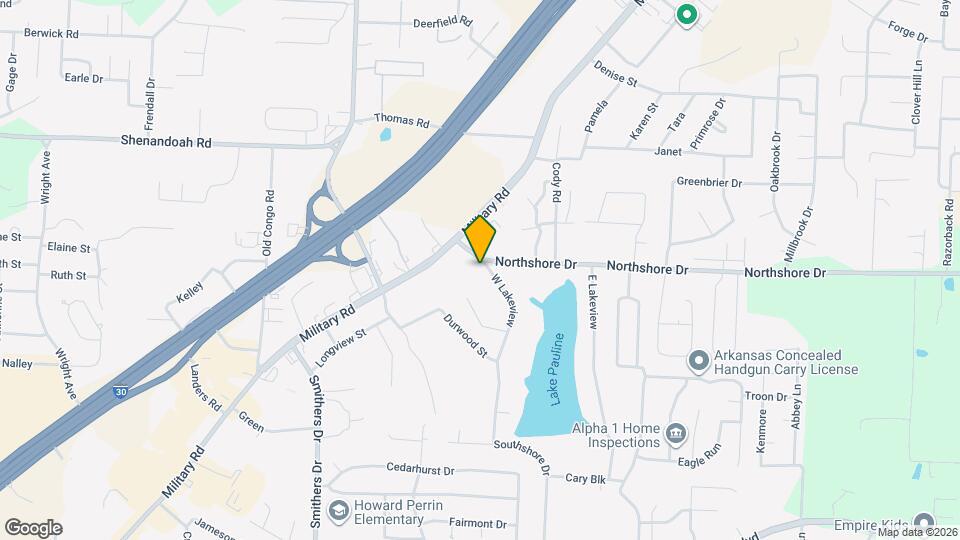 2314 W Lakeview Map and Location Details