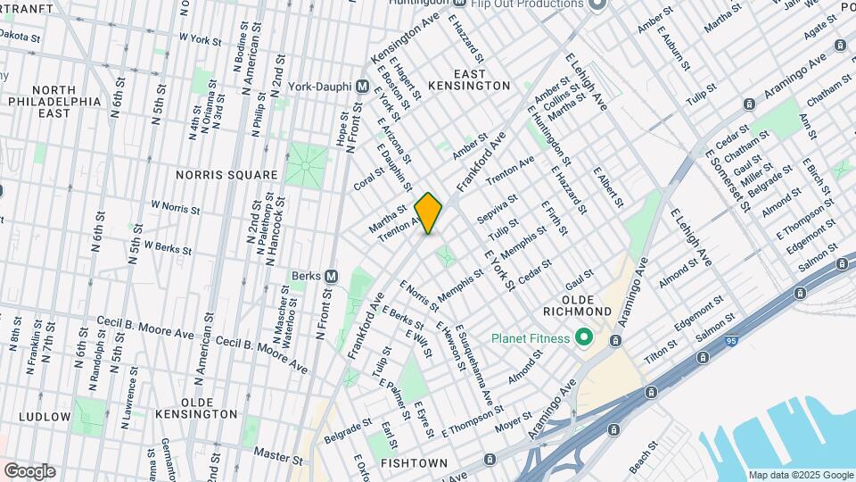 2223 Frankford Ave Map and Location Details