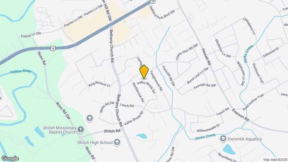 3848 Valley Brook Rd Map and Location Details