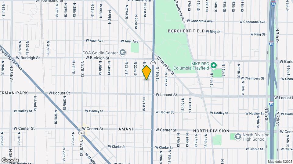 2954 N 21st St Map and Location Details