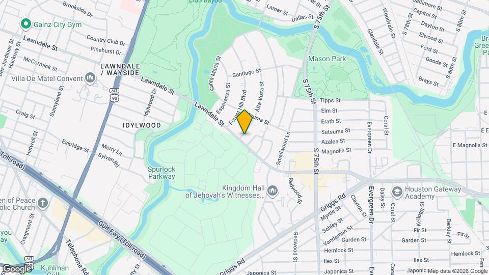 2043 Alta Vista St Map and Location Details