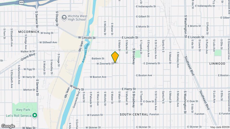 117 W Zimmerly St Mapa y Detalles de la Ubicación