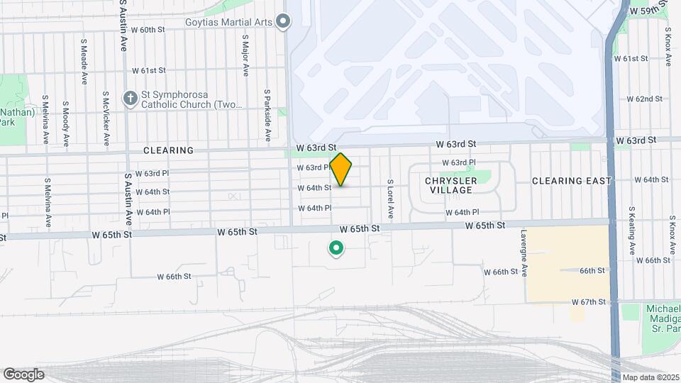 5445 W 64th St Map and Location Details
