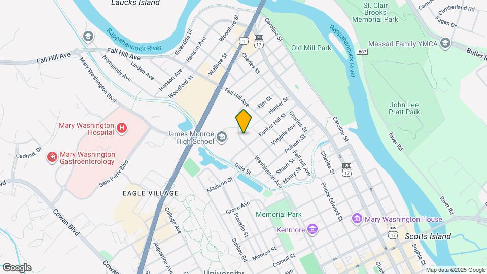 2103 Washington Ave Map and Location Details