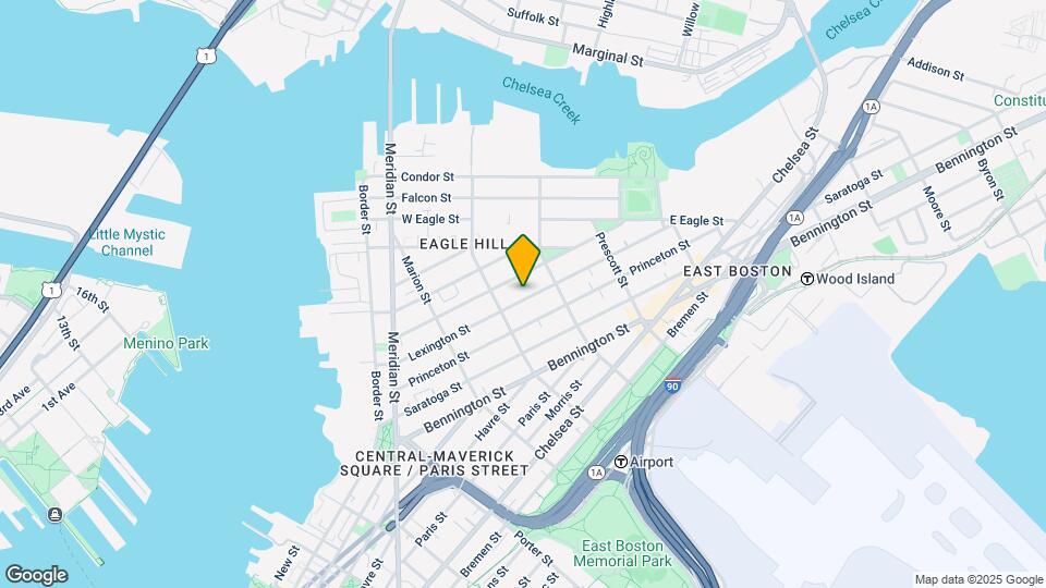 162 Lexington St, Unit #2 Map and Location Details