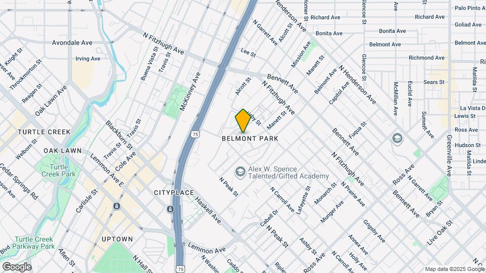 2630 Calvin St Map and Location Details