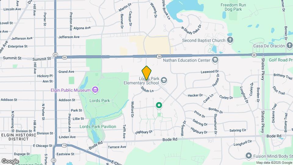 364 S Waverly Ct Map and Location Details