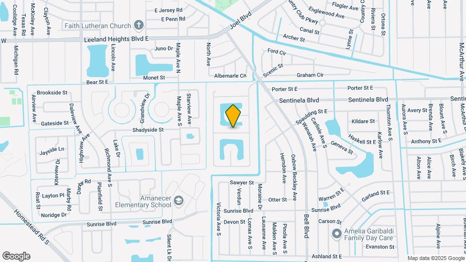 741 Center Lake St Map and Location Details