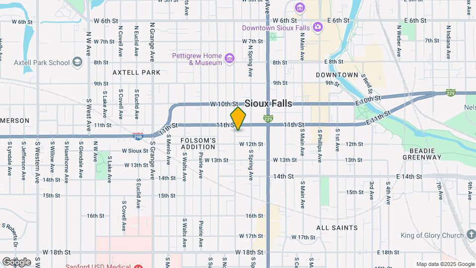 312 S Duluth Ave Map and Location Details