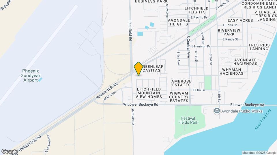 614 W Mountain View Dr Map and Location Details