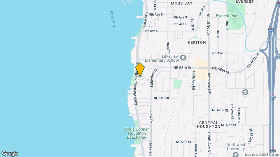 6620 Lake Washington Blvd NE, Unit 101 Map and Location Details