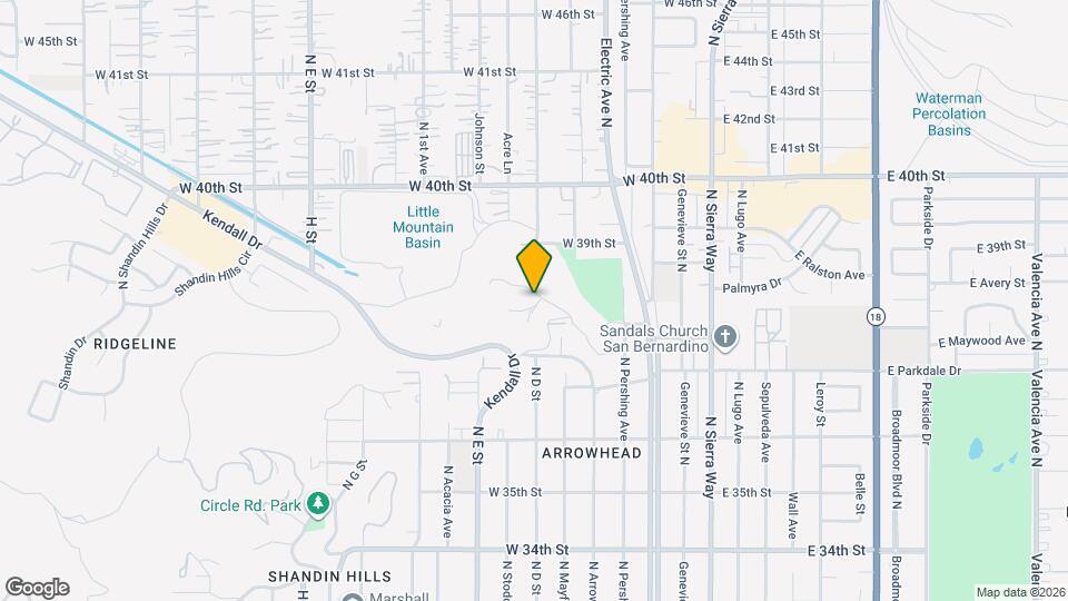 425 Edgerton Dr Map and Location Details