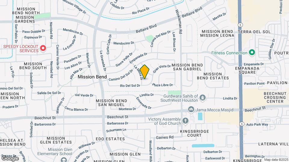 15411 La Loma Dr Map and Location Details