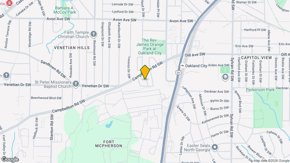 1467 Ryan St SW Map and Location Details