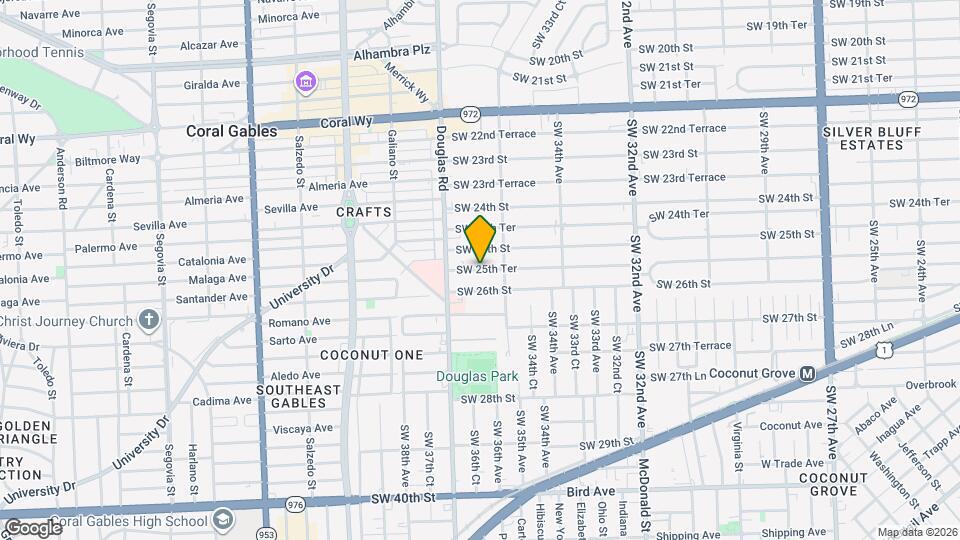 3648 SW 25th Ter Map and Location Details