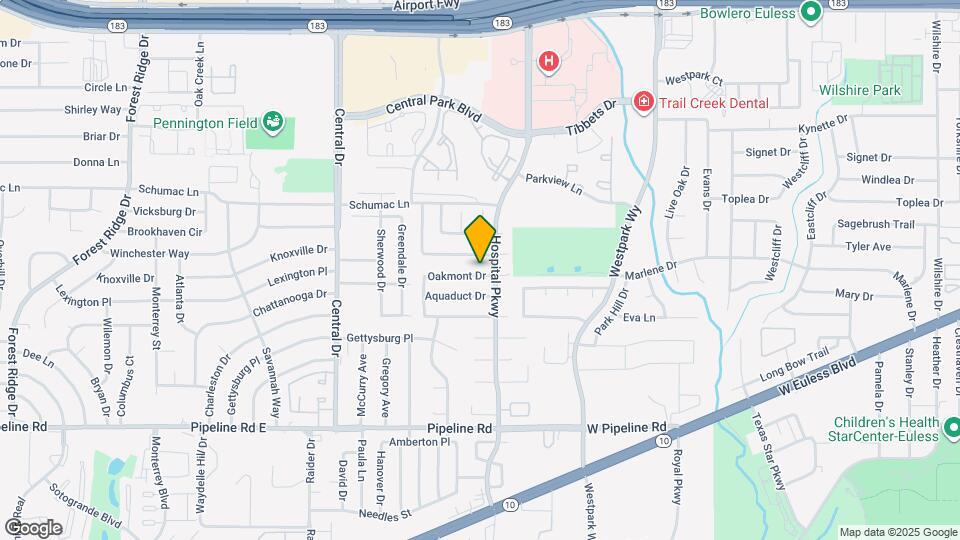 2425 Oakmont Dr Map and Location Details