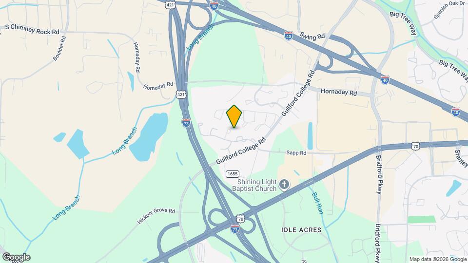 803 Moultrie Ct, Unit E Map and Location Details