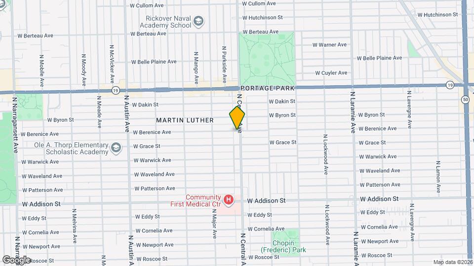 5601 W Berenice Ave Map and Location Details