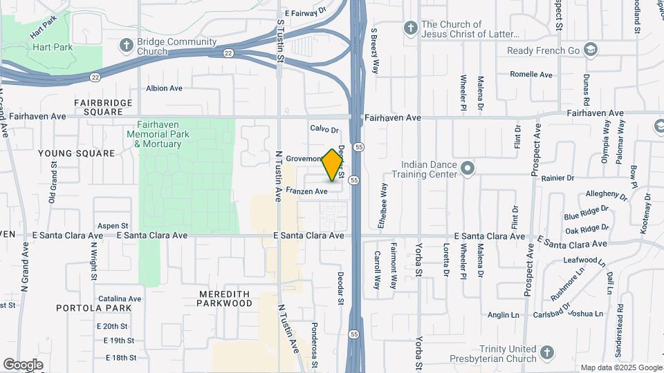 2309 E Franzen Ave Mapa y Detalles de la Ubicación